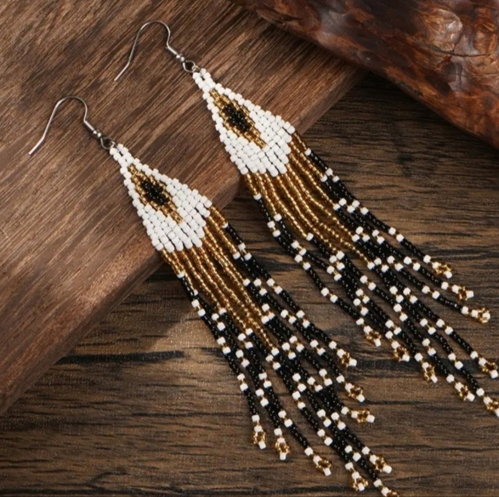 Bohemian Beaded Earrings